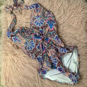 Jantzen Damask One Piece